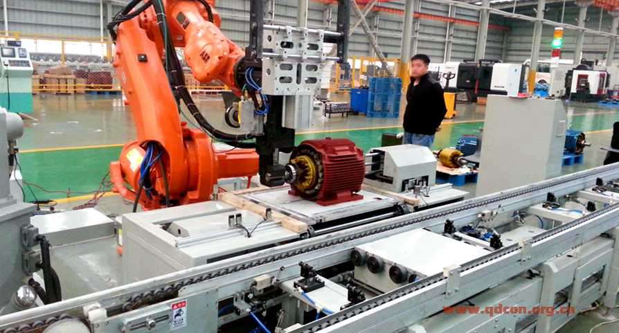 济南电机生产线